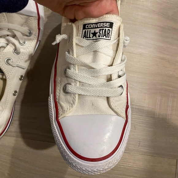 WOMEN'S CONVERSE CHUCK TAYLOR ALL STAR SHORELINE Creamy White/ Off White - Picture 9 of 13